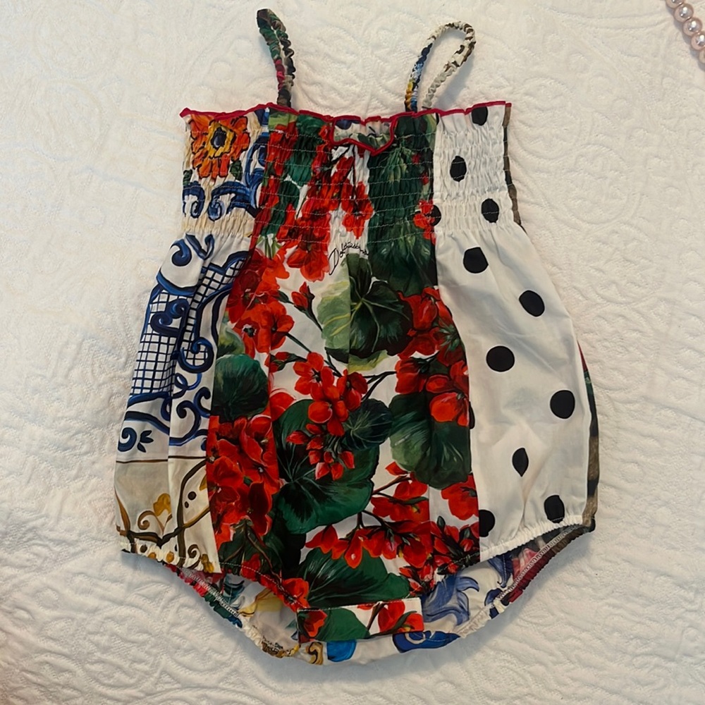 D&G baby girls Onesie. New with tags